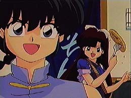 I only found out in the summer of 2001 when I got the Ranma OVA DVD box set,but this screen shot was from a Doco music video.^^;