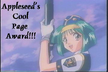 My first award:Thanks,Appleseed!